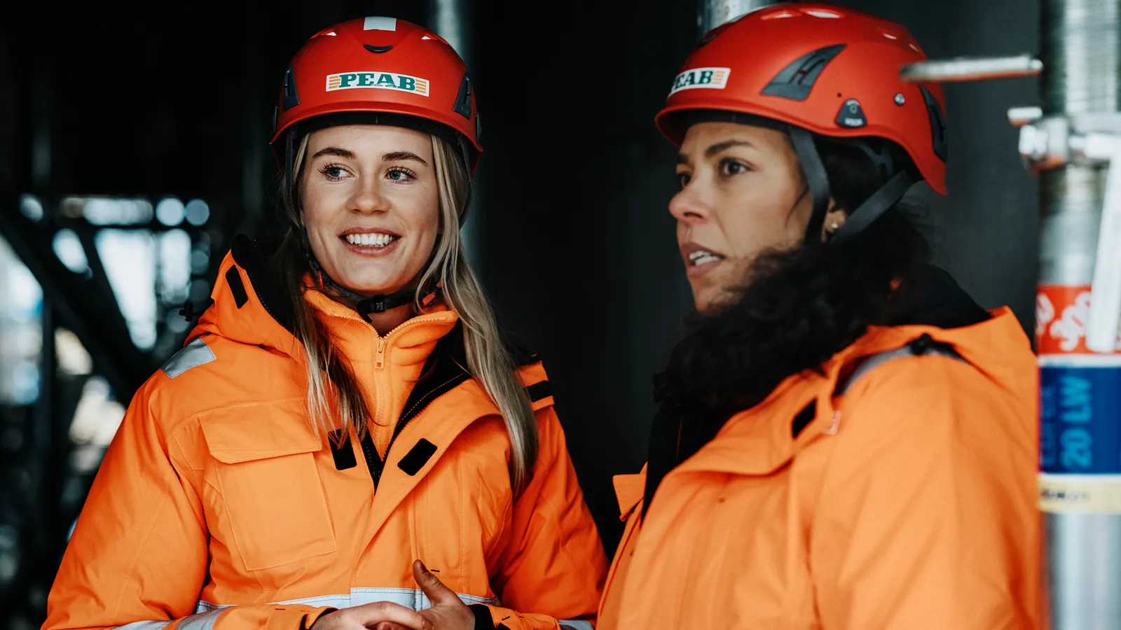 Peab construction-year site workers